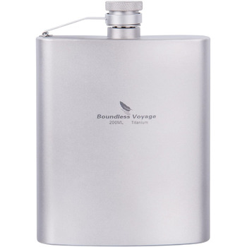 Титанова стегнова фляга 200 мл. iBasingo