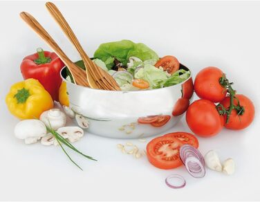 Вилка и ложка для салата, набор 2 предмета, оливковое дерево Fackelmann