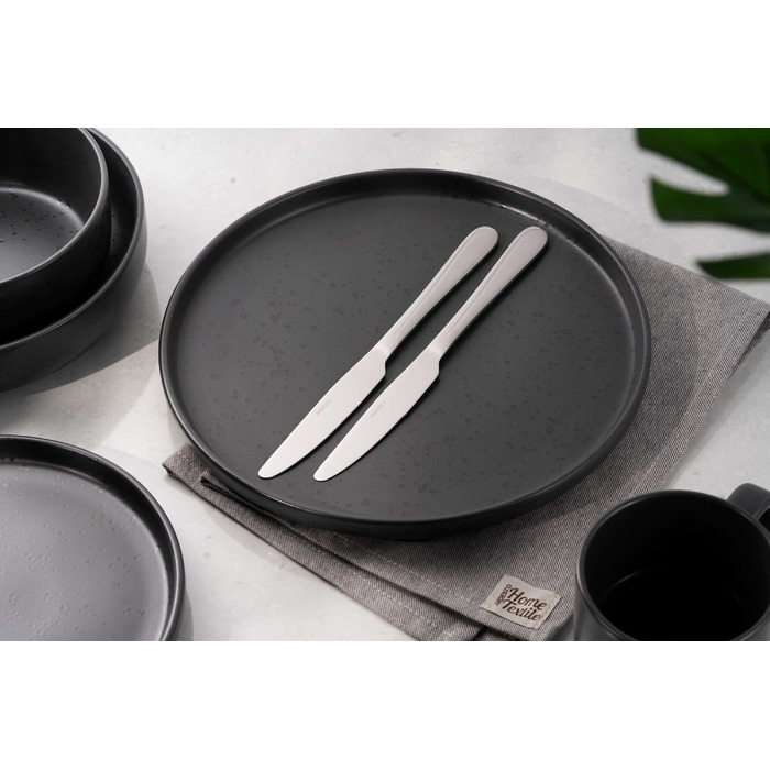 ARDESTO Набір столових ножів Black Mars Zenith, 2 прибори, нержавіюча сталь