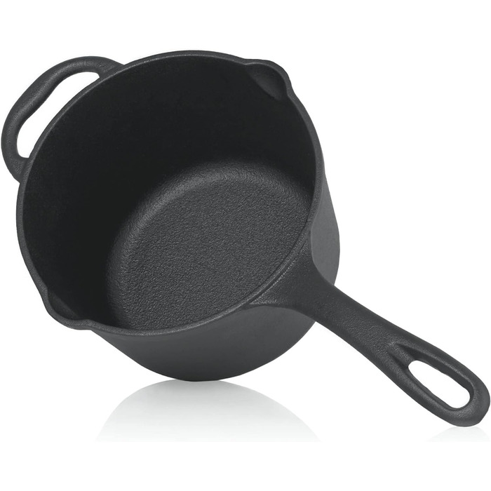 Сотейник чавунний 2 л з кришкою BBQ-Toro