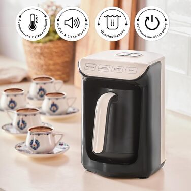 Турецька кавоварка 5 чашок 535 Вт Hatr Roast KARACA