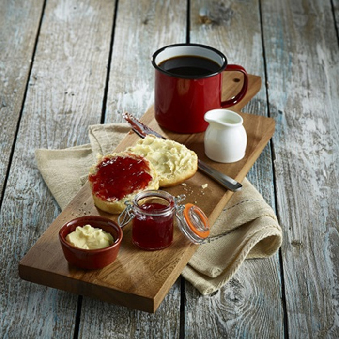 Кружка 360 мл емальована червона, GenWare