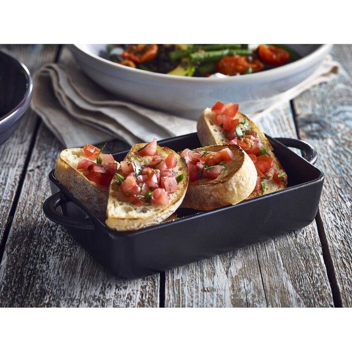 Форма прямокутна, 16х10.5х4 см, 420 мл, ефект чавуну, GenWare