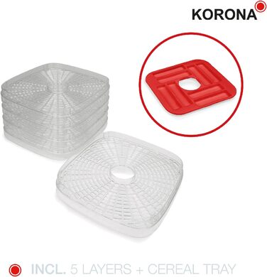 Дегидратор на 5 полок, 240 Вт Korona