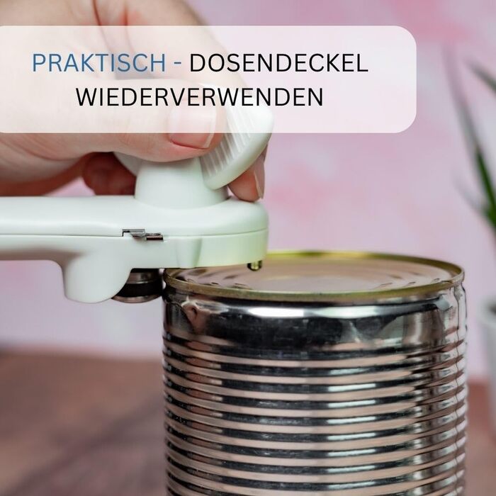 Інструкція з консервного ножа Westmark - безпечний консервний нож з плоскогубцями - велика поворотна ручка для безпечного поводження - нержавіюча сталь/пластик (білий) Klu