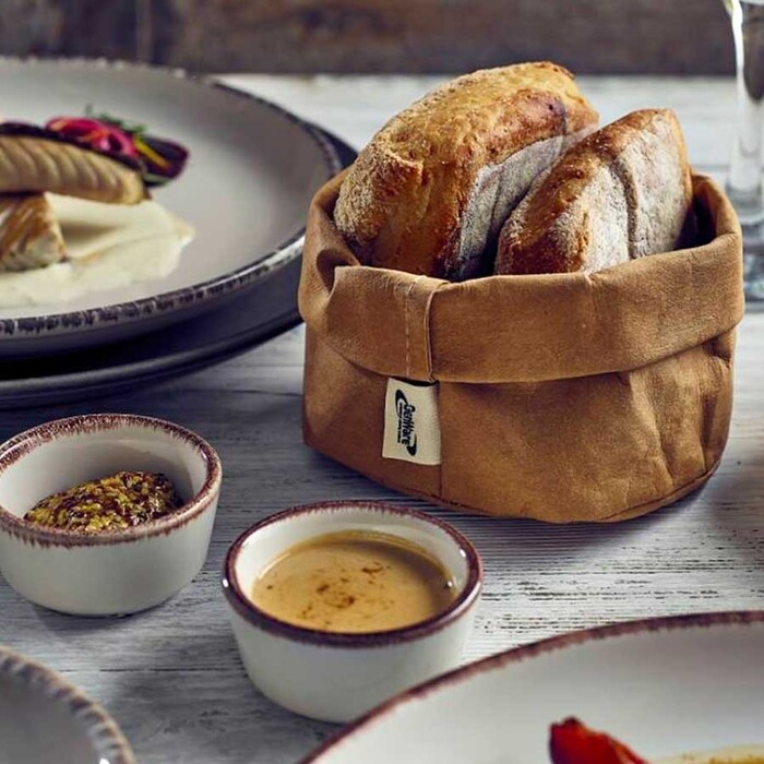 Мешок бумажный моющийся 13х10 см, коричневый, GenWare