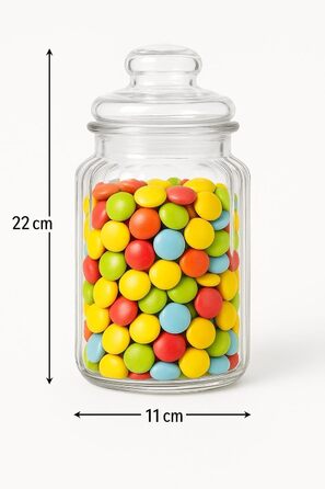 Банки для конфет 1,2л 6 шт. KAMACA