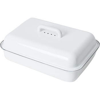 Ланч-бокс емальований з кришкою для хліба Riess