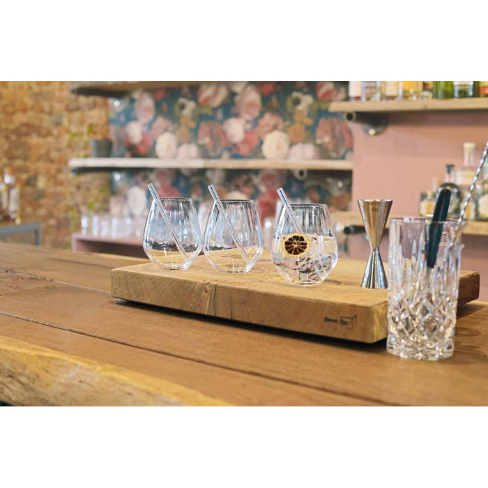 Набір з 4 келихів для джин-тоніка 630 мл з трубочками, Tastes Good Nachtmann