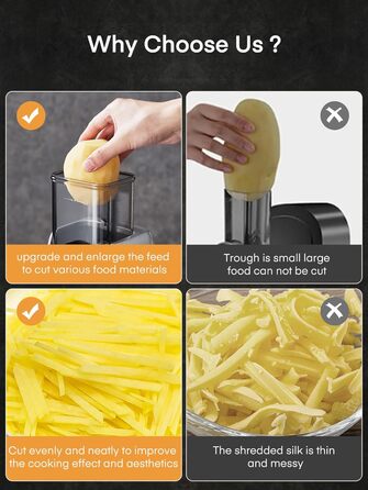 Овочерізка електрична 5 в 1, 80 Вт FOHERE