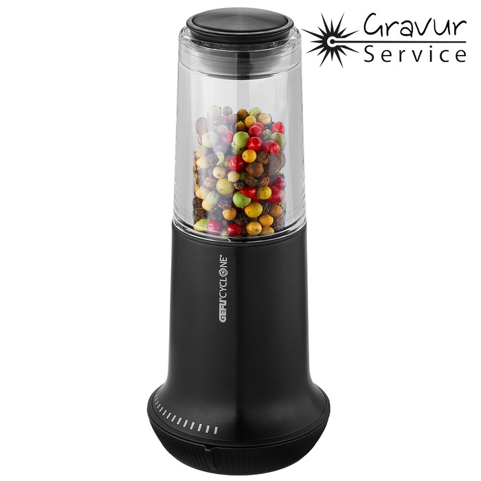 Млин для солі та спецій, 18,5 см чорний X-Plosion Gefu