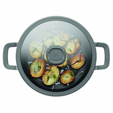 Сотейник BergHOFF с антипригарным покрытием LEO STONE, с двумя ручками, диам. 28 см, 4,7 л