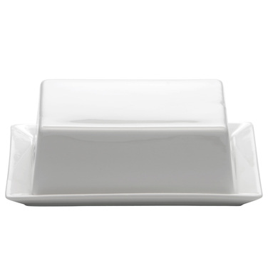 Маслянка з кришкою Maxwell Williams WHITE BASICS KITCHEN порцелянова, 250 гр.