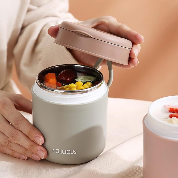 Термоконтейнер 425 мл одношаровий зелений Generic