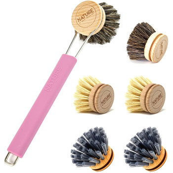 Набір щітка для посуду з  6 насадок для щітки wilma nature