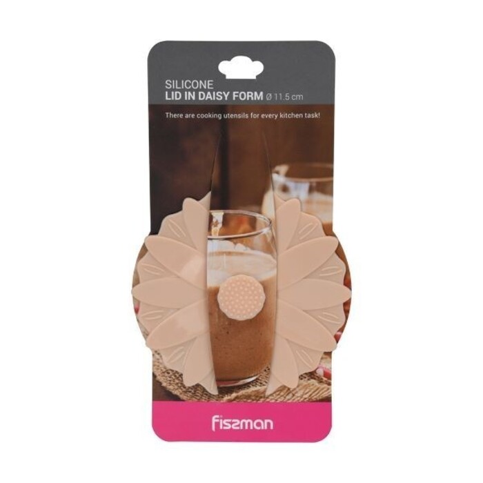 Кришка Fissman 11,5 см у формі ромашки силікон (1192)