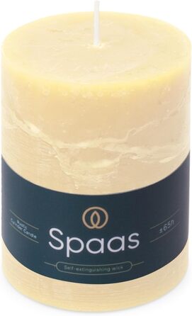 Свічка Spaas Rustic Pillar 80/110 мм 65 шт. - (слонова кістка)