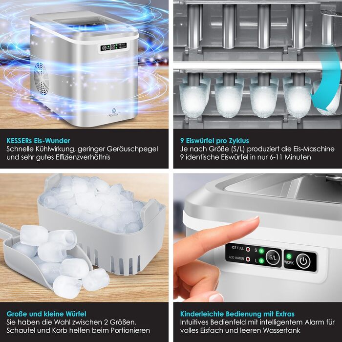 Льодогенератор 2,2 л 150 Вт KESSER