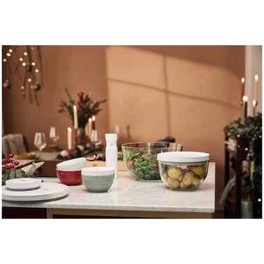 Набір вакуумних контейнерів з керамічними піалами, 15 предметів, евкаліпт Fresh & Save Zwilling