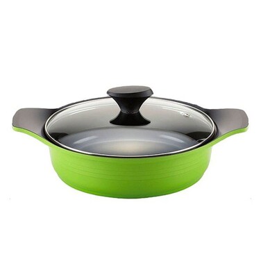 Низька каструля з кришкою 24 см 2,5 л ASSORTI Fissman