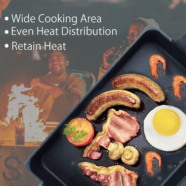 Чавунна сковорода Bestargot Camping