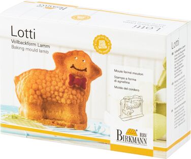 Форма для випічки у вигляді ягняти Lotti двостороння, 12 x 11 x 5,5 см, RBV Birkmann
