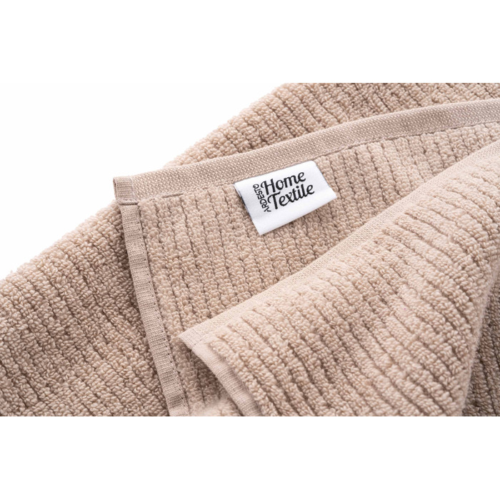 Рушник махровий Ardesto Air, 30х50см, 100% бавовна, бежевий