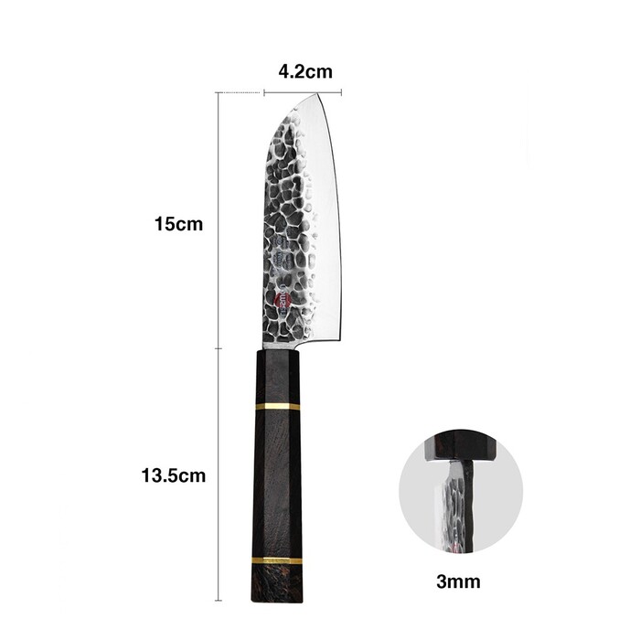 Санток нож Fissman KENSEI BOKUDEN 15 см сталь AUS-8 (2556)