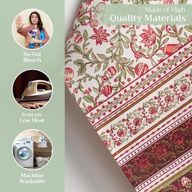 Набір з 3 багатоцільових кухонних рушників Maison d&39 Hermine Rural Christmas, 100 бавовна Барні рушники День подяки/Різдво (50 см x 70 см) (13 - Reveillon Au Jardin)