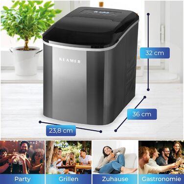Льдогенератор 120 Вт черный Klamer