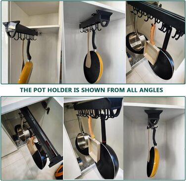 Настінний органайзер для кухонного приладдя 26 см Generisch