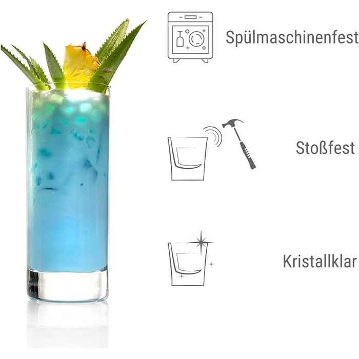 Склянки для води/соку 450 мл., набір 6 предметів, New York Bar Stölzle Lausitz