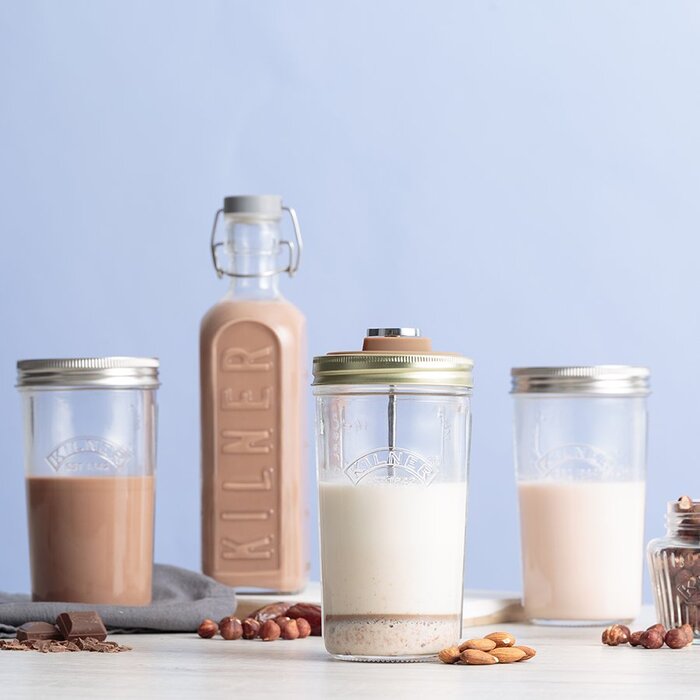 Набір для приготування рослинного молока 500 мл 6 предметів Kilner