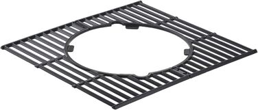 Решітка для гриля RSLE VARIO, Високоякісна решітка для гриля з нержавіючої сталі для вставок VARIO, для гриля-котелка на вугіллі 1 F60, Срібляста, Гриль-котелка на вугіллі сріблястого кольору Ø 60 см (одинарний, VIDERO G2/G4/G6 (з модельного року 2021))