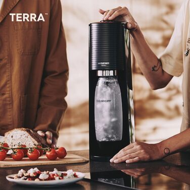 Набір для газування води, 5 предметів, 2,5 л чорний Terra SodaStream
