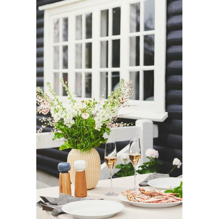 Млин для спецій Khler Hammershøi - зручний данський млин для спецій, (антрацитовий сірий, H18 см, одинарний)