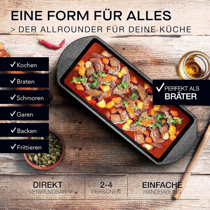 Форма для випікання хліба із кришкою 28 см besok