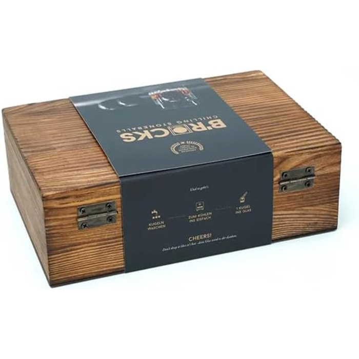 Охолоджувальні камені преміум-класу для віскі 3 шт B'ROCKS