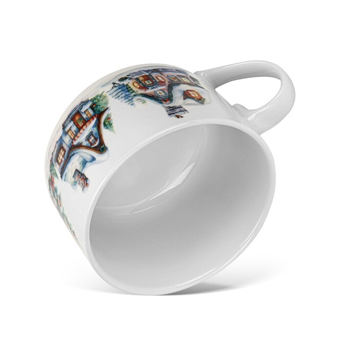 Кружка Fissman 700 мл NEW YEAR фарфор (13762)