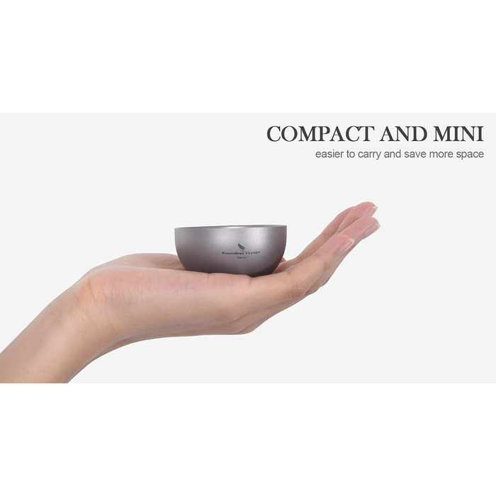 Титанові чаші для кемпінгу 2 шт. iBasingo