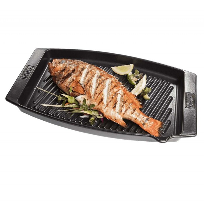 Керамический противень для запекания рыбы 48 см Weber