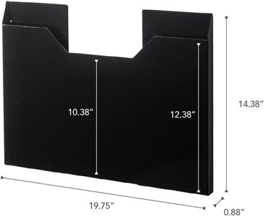 Настільний килимок Yamazaki Tower для зберігання L, (один розмір, чорний)