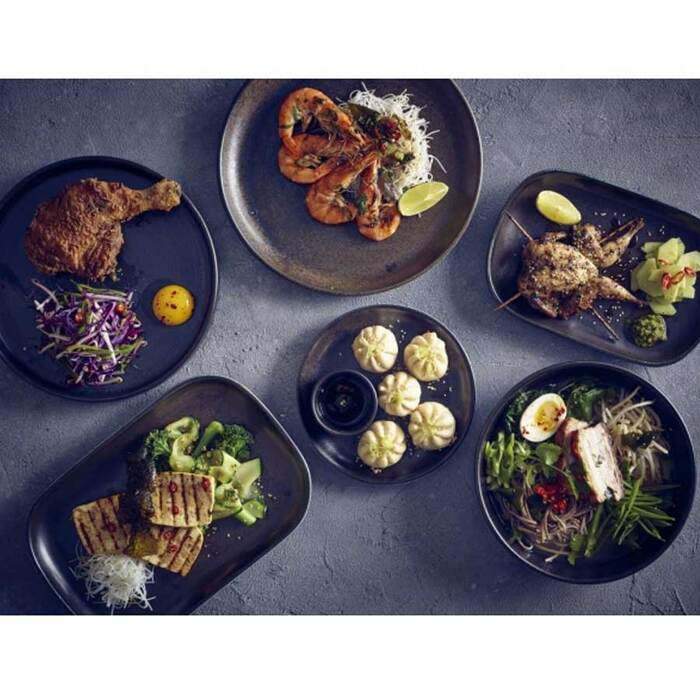 Тарелка презентационная с бортиком 26хh 3.3 см, Terra Porcelain Black, GenWare