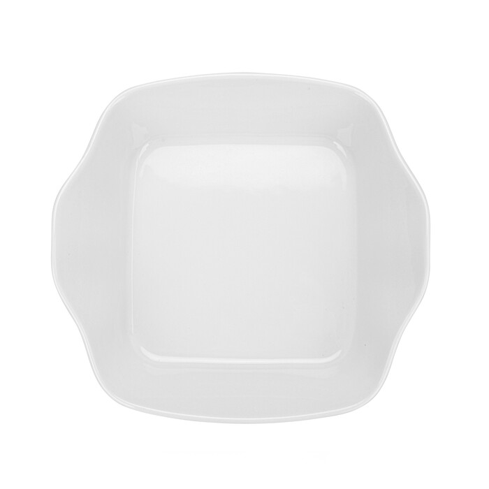 Квадратна форма для запікання Fissman 20,5х6,5 см / 1,08 л порцеляна (14178)