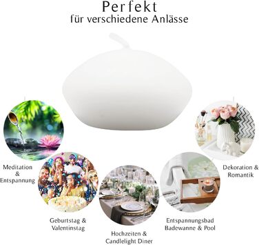 Плаваючі свічки 12 шт. 80 г pajoma