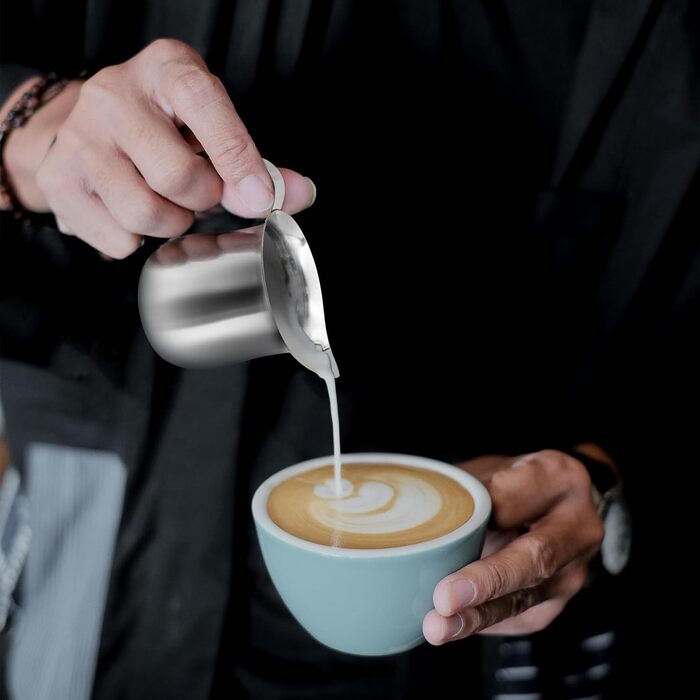 Маленький кувшин для сливок 85 мл, набор 12 предметов, нержавеющая сталь LYHLYA