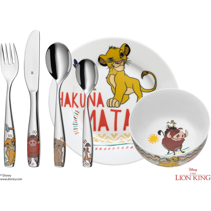 Набір дитячих столових приборів WMF Paw Patrol, столові прибори з нержавіючої сталі для дітей від 3 років, полірований кромарган, можна мити в посудомийній машині (6 предметів, комплект із набором посуду)