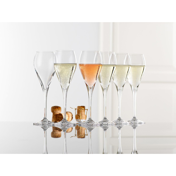 Набор из 4 бокалов, хрустальный бокал, 360 мл, специальные бокалы, 4390179 (бокалы для шампанского)