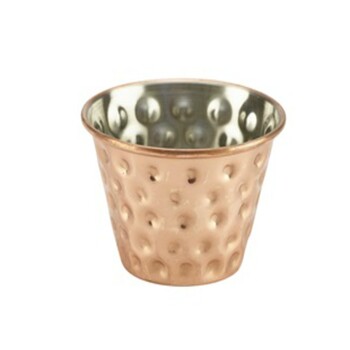 Соусник металлический рельефный 71 мл, медное покрытие, GenWare