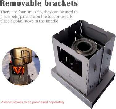 Титановая дровяная печь Boundless Voyage